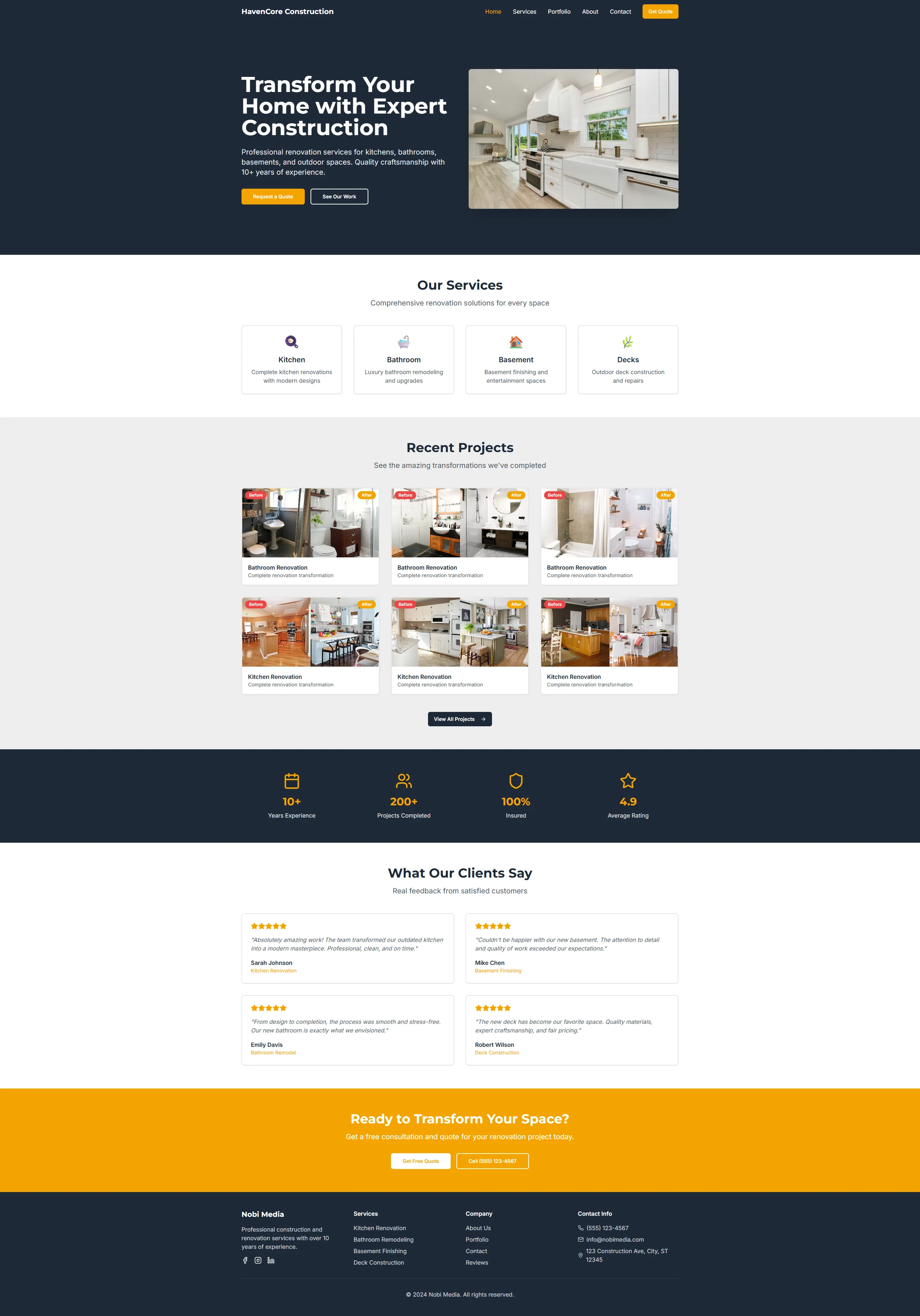 HavenCore Construction